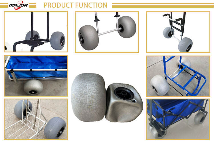 New 9-Inch PU Infused Beach Wheel Portable and Durable Inflatable Wheel for Outdoor Adventures details