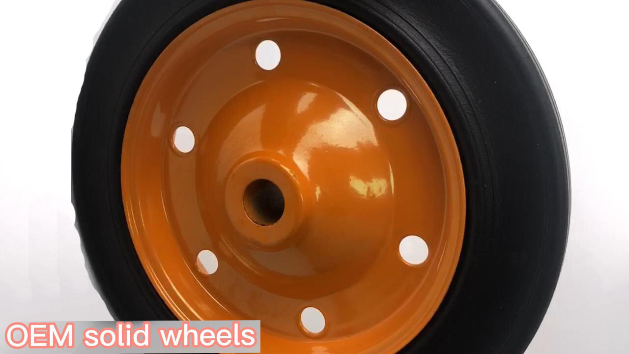 solid rubber wheel