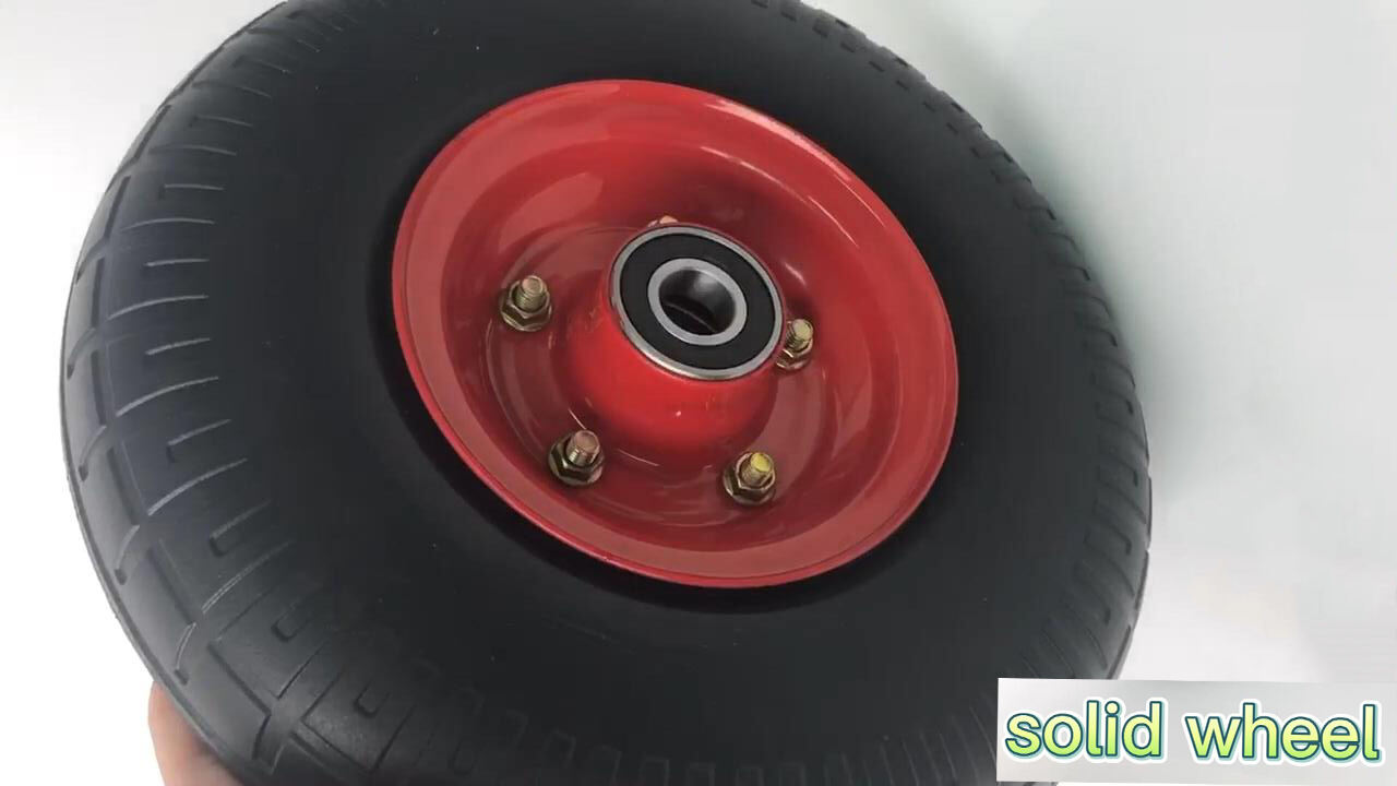 10 inch solid rubber wheel