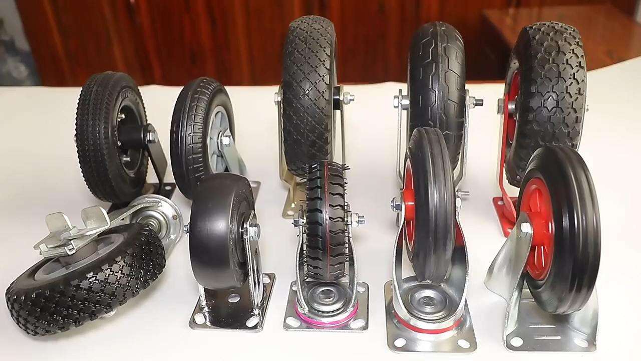 Casters, fixed casters, swivel casters