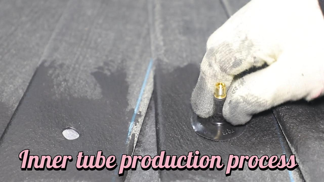 Rubber inner tube production process