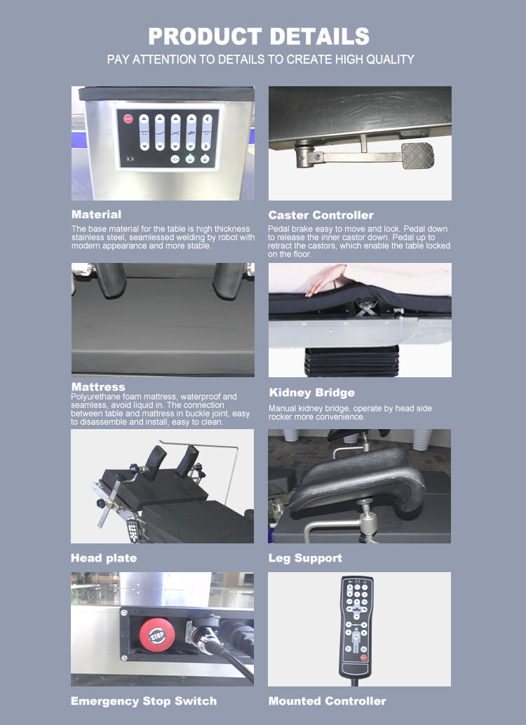 BDOP07 Youngcoln Factory Wholesale Hospital Patient Emergency Electric Operating Table Cheap Price factory