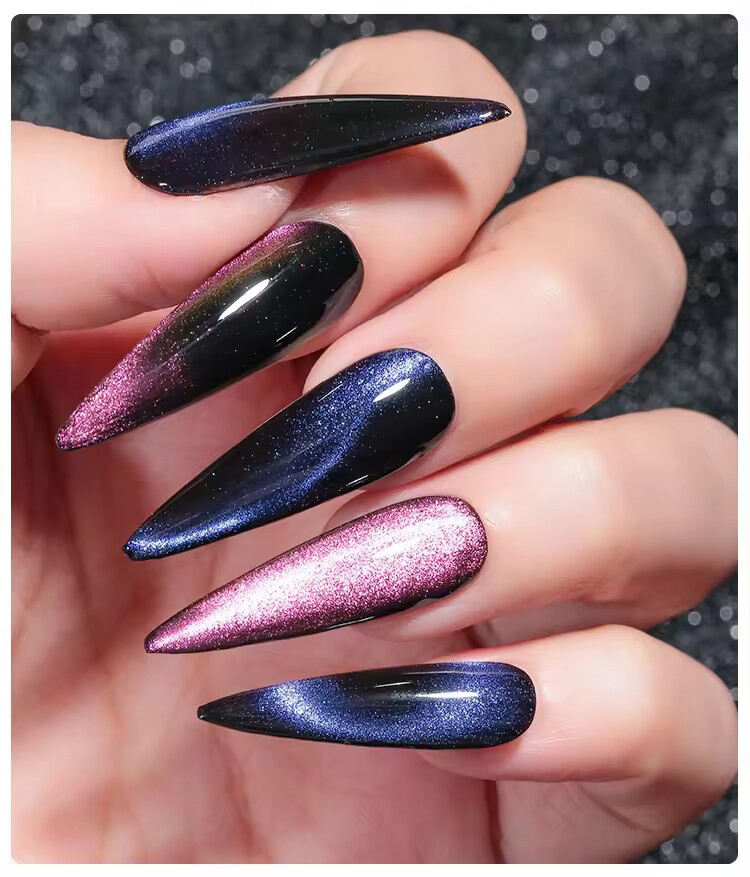 Factory Price Wholesale Custom Label Newest UV 9D Magnet Cat Eye Gel Nail Polish Spar Cat Eye Gel Nail Art Product supplier
