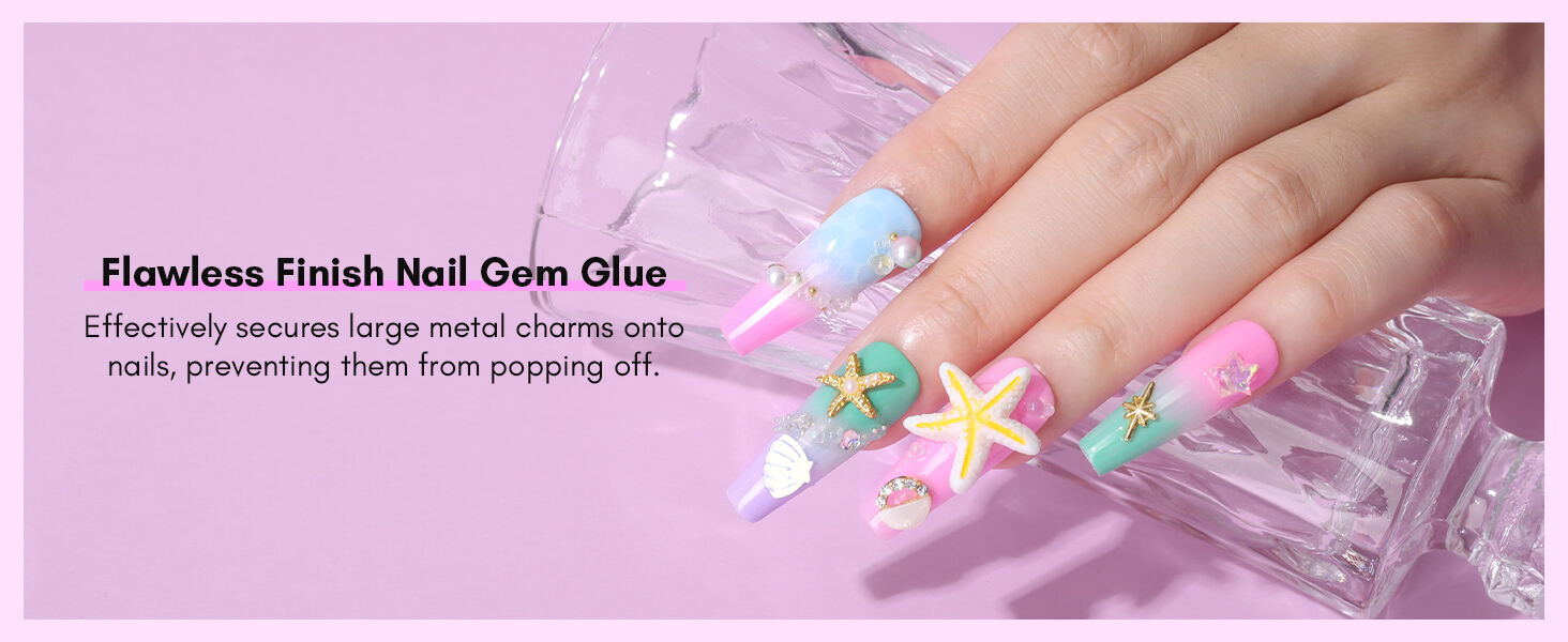 Hot Sale Nail Supplies Custom Logo Nail Art Product Function Gel Polish Soak Off UV Led Drilling Adhesive Rhinestone Gel factory