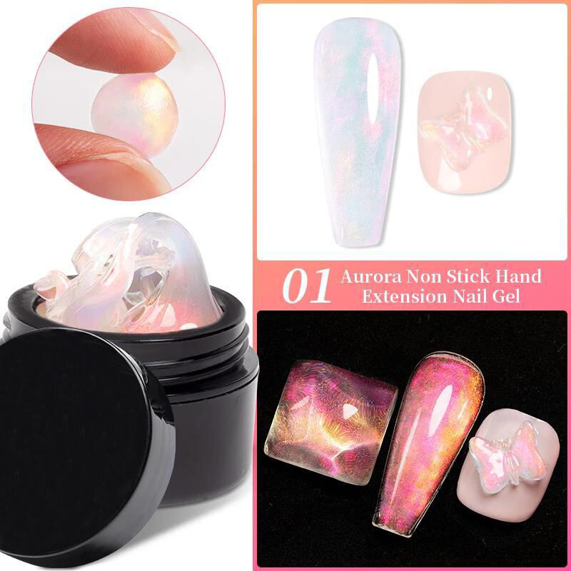Professional Supplier Wholesale Aurora Non-stick Hand Gel Builder Extension Soak Off UV Led Extend Nail Gel Polish factory