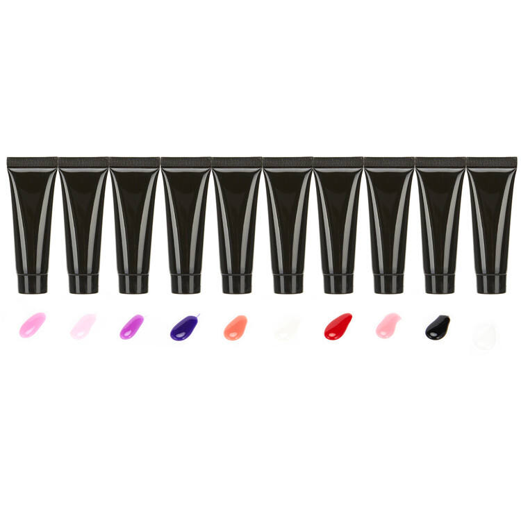 China factory manicure extend gel 15/30 ml tape ACRYLIC poly gel kit nude colors UV construction poly gel manufacture