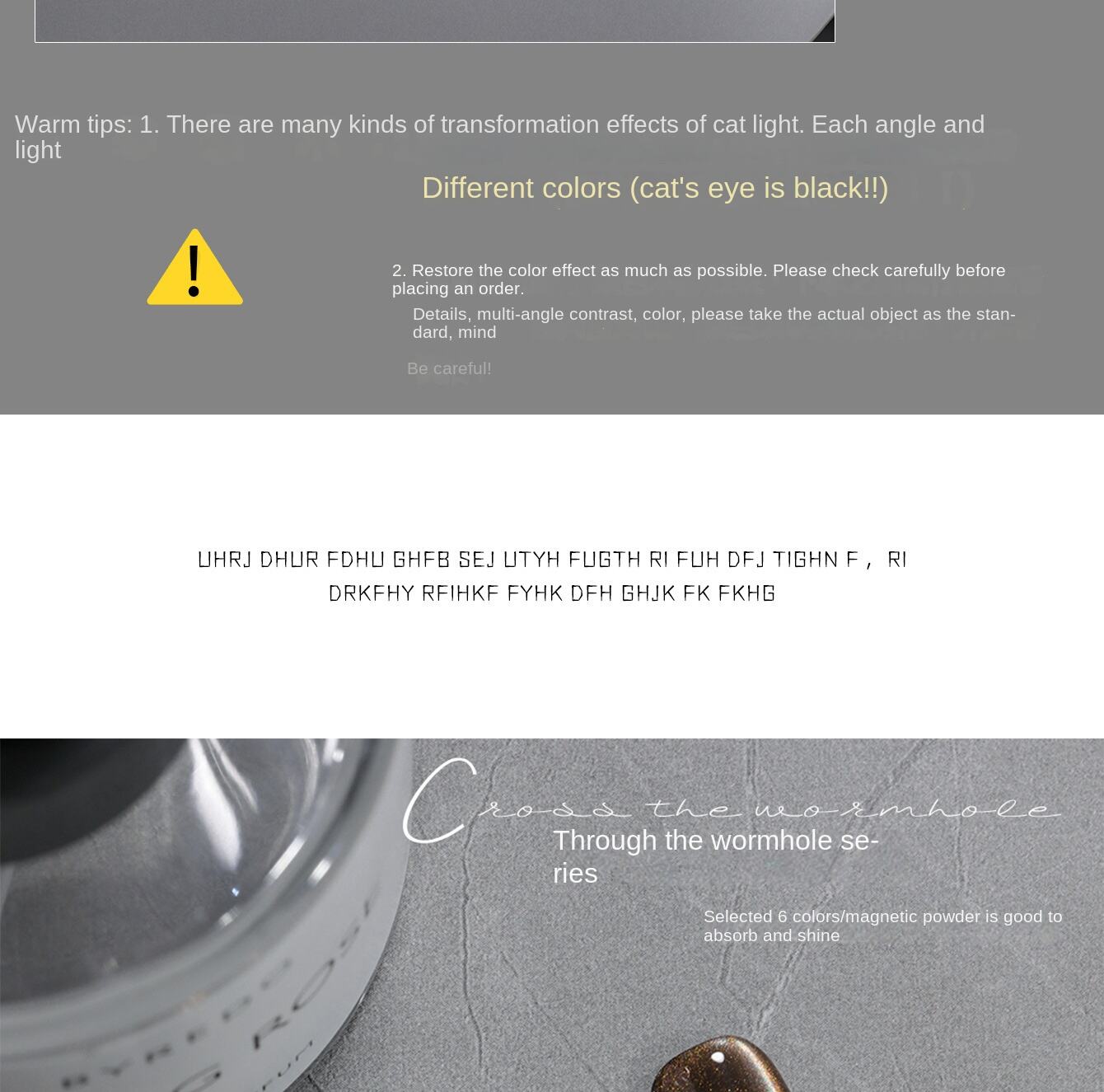 product bomd wormhole series cat eye uv gel nail polish 2025 new colorful multi light flash salon vegan non toxic long lasting bottle-7