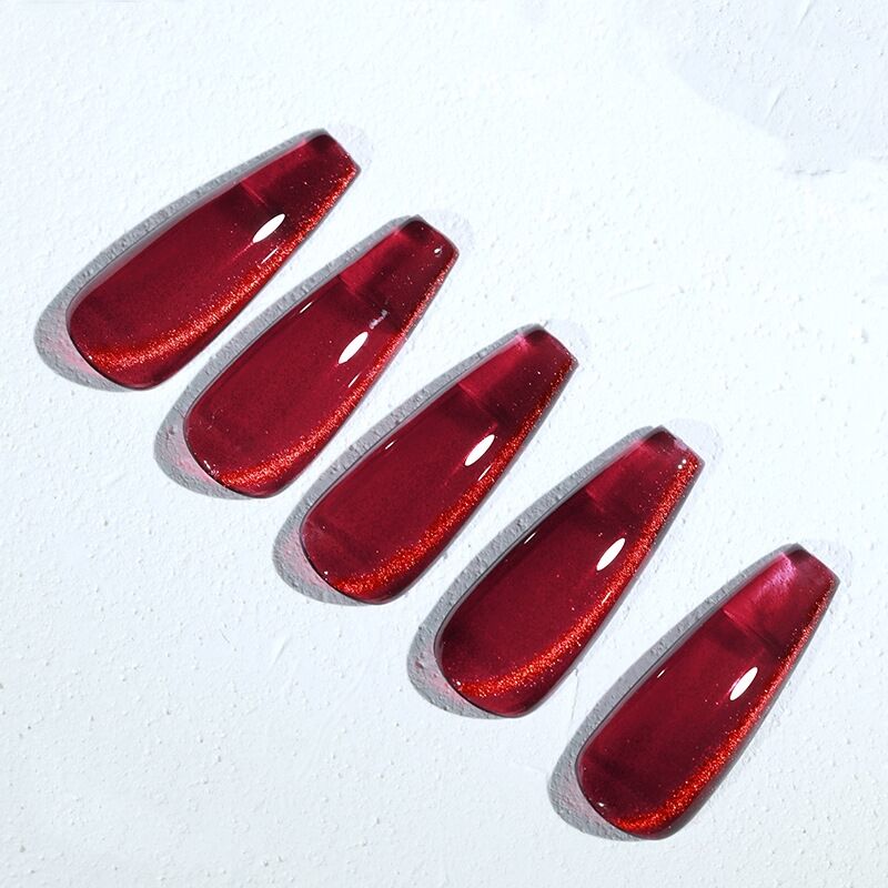 Factory Price Wholesale Custom Label UV Magnet Red Cat Eye Gel Nail Polish Spar Cat Eye Gel Nail Art Product details