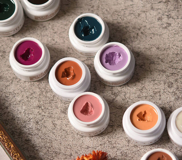 Private Label 3 colors in 1 Box Set DIY Solid UV Nail Polish gel High Quality Gel Nail Polish factory