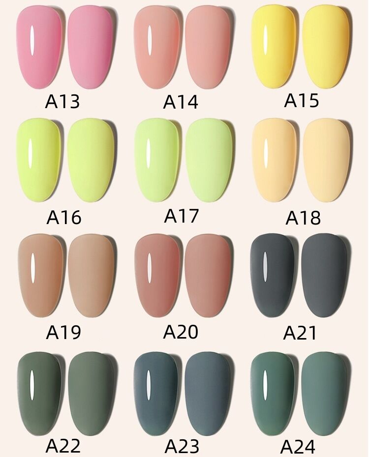 Factory Price Wholesale Custom Label Nail Salon Profession Nail Product Uv Soak Off Color  Gel Polish Set factory