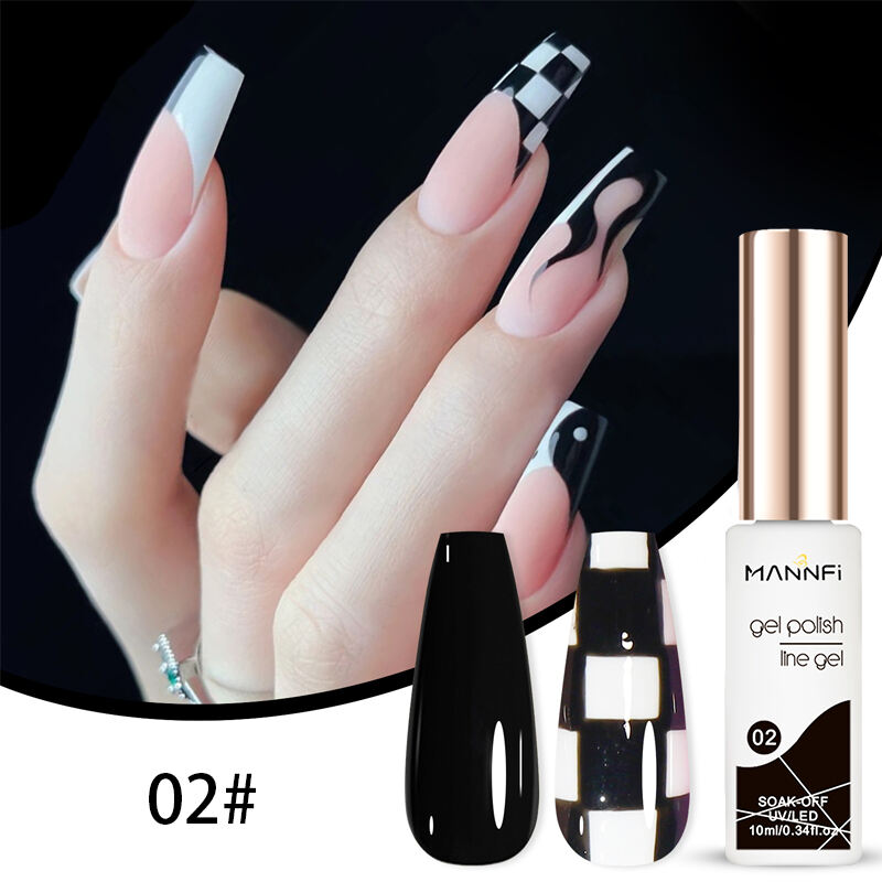MANNFI Factory Top Quality Cheap Price Long Lasting Base Coat Super Shine Top Coat UV Gel Nail Polish Matte Top Coat factory