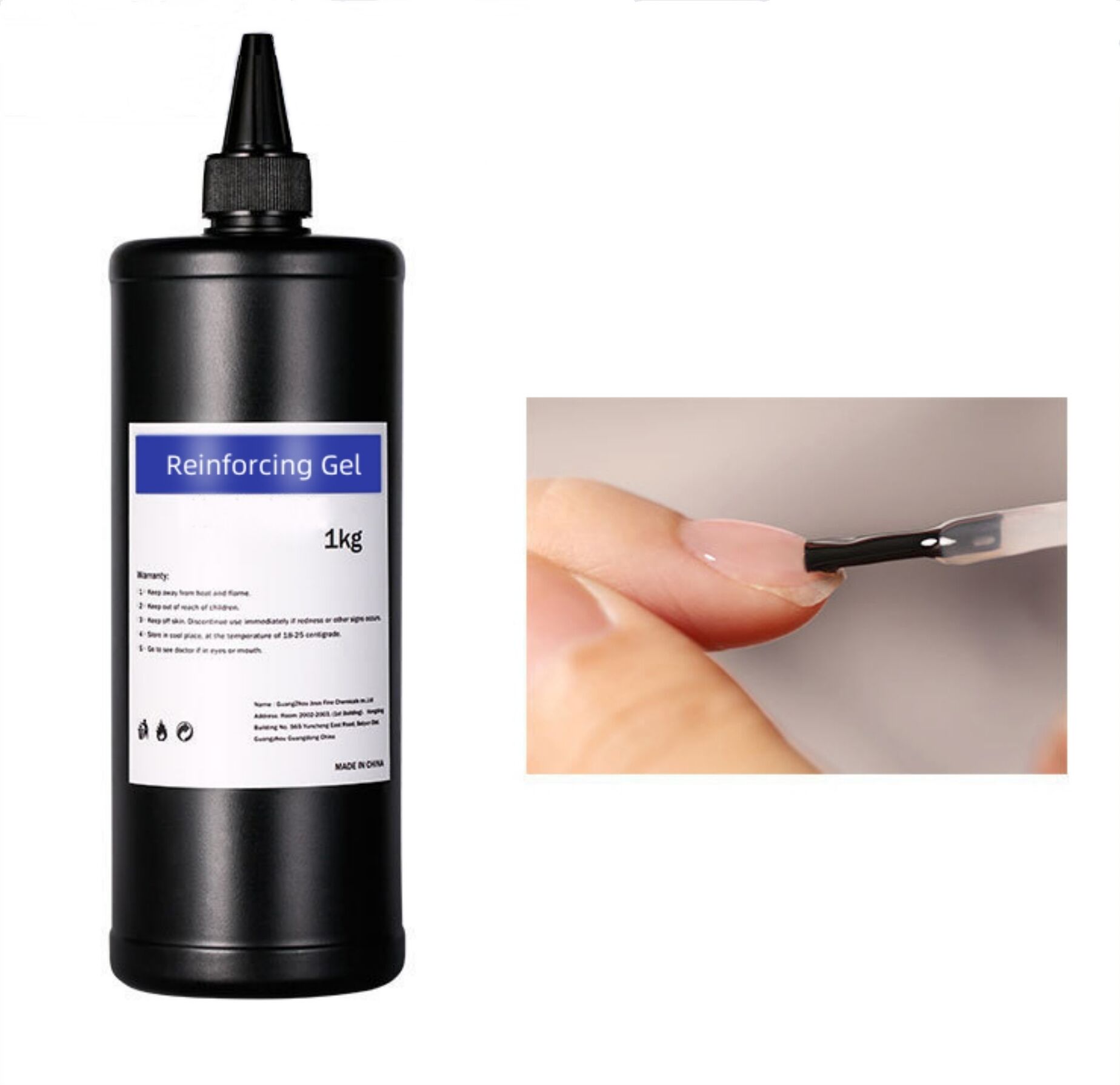 Hot Sale Nail Supplies Custom Logo Nail Art Product Function Gel Polish Soak Off UV Led Drilling Adhesive OEM ODM factory
