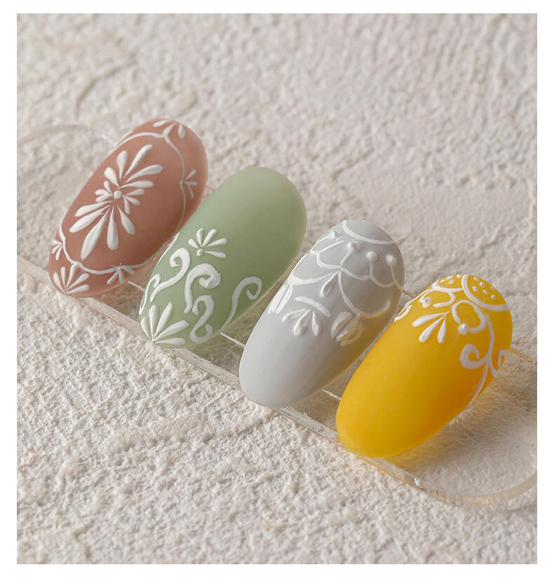 MANNFI Professional Nail Supplier High Quality Private Label New Design Manicure UV Gel Nail Polish Pudding Cream Painting Gel details
