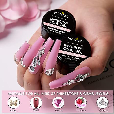 Hot Sale Nail Supplies Custom Logo Nail Art Product Function Gel Polish Soak Off UV Led Drilling Adhesive Rhinestone Gel factory