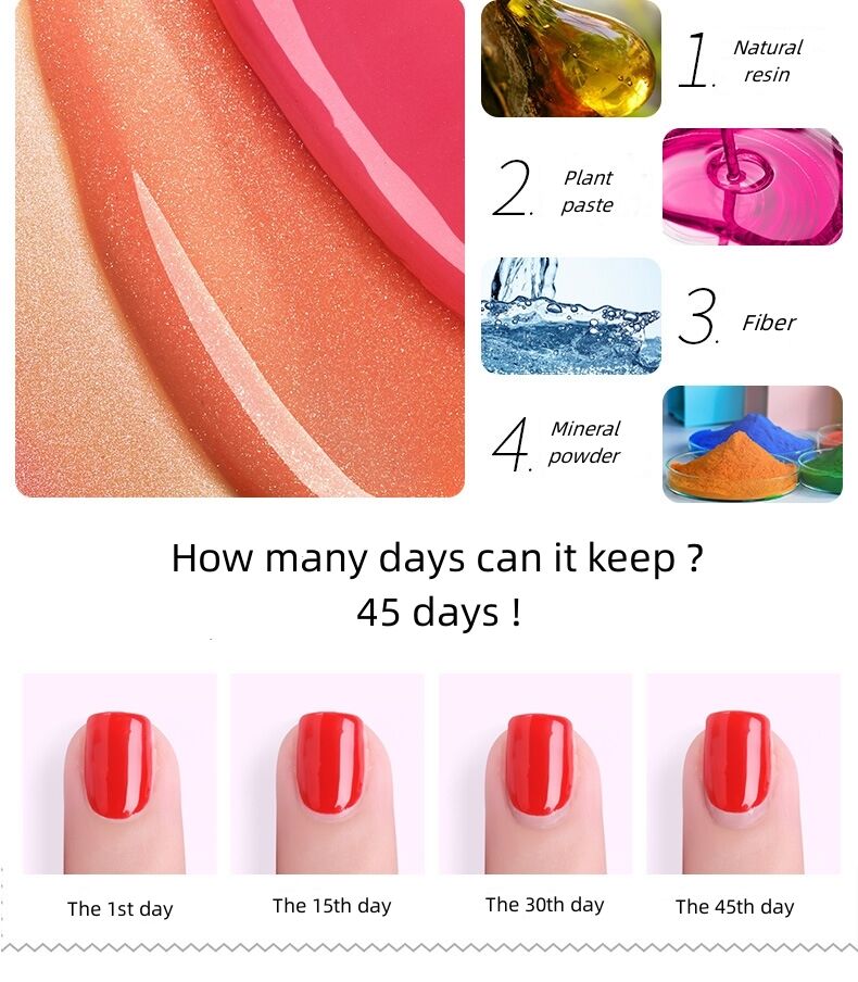 MANNFI Nail Product  Non Form 15ml Cosmetics UV Acrylic Poly Gel Nail Kit 6 Colors Extend Gel For Nail Salon details