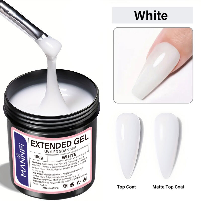 MANNFI  Wholesale 150g Quick Extend Painless Builder Solid Gel Extension UV Led Extension Nail Gel Polish For Nail Strengthen supplier