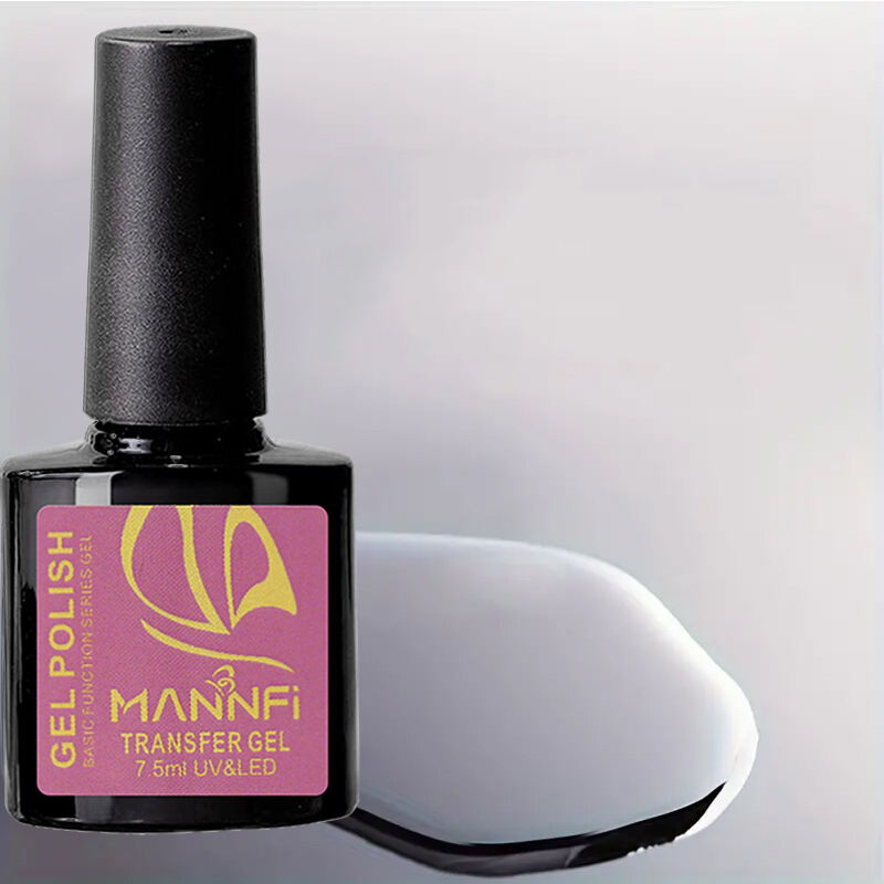 Nail supplier Custom Logo Nail Art Long lasting Function Gel Polish Uv Led Nail Transfer Gel Top Coat Base Gel factory