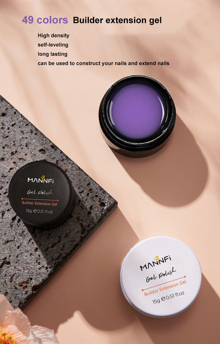Professional Supplier Wholesale UV Led Quick Builder Extend Gel Polish French Manicure Building Nail Gel For Extension factory