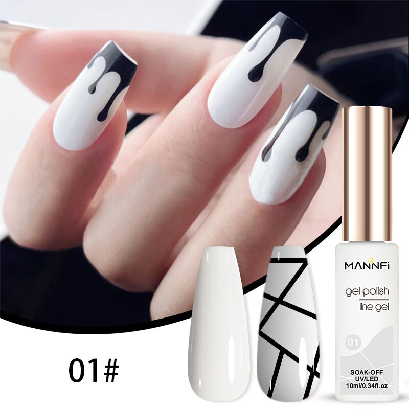 MANNFI Factory Top Quality Cheap Price Long Lasting Base Coat Super Shine Top Coat UV Gel Nail Polish Matte Top Coat supplier