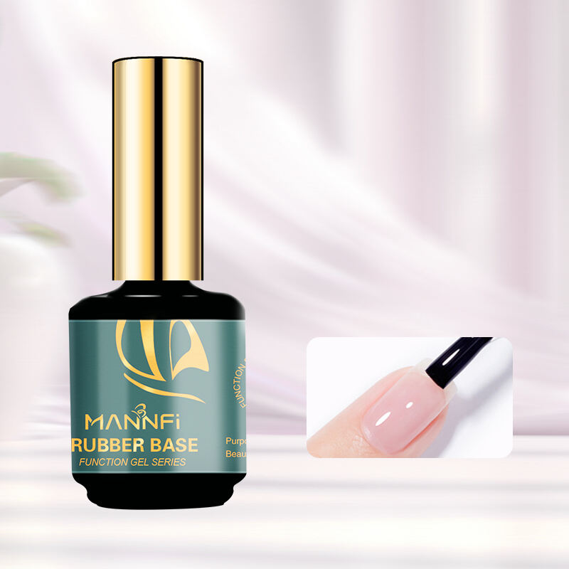 MANNFI Factory Top Quality Cheap Price Long Lasting Base Coat Super Shine Top Coat UV Gel Nail Polish Matte Top Coat supplier