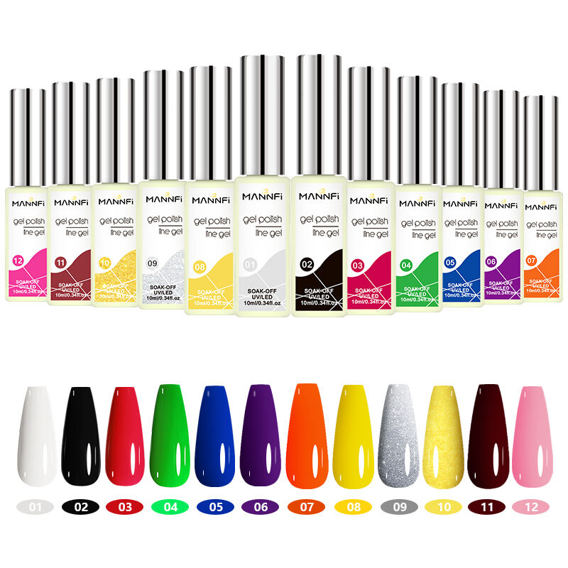 MANNFI Factory Top Quality Cheap Price Long Lasting Base Coat Super Shine Top Coat UV Gel Nail Polish Matte Top Coat manufacture