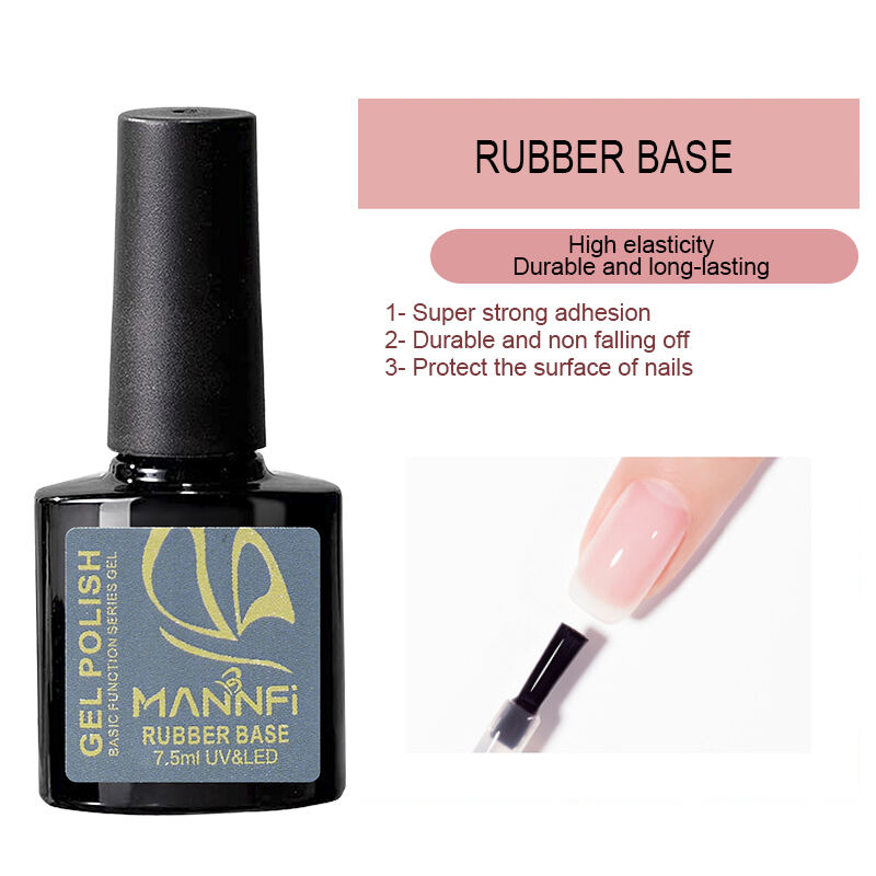 Nail supplier Custom Logo Nail Art Long lasting Function Gel Polish Uv Led Nail Transfer Gel Top Coat Base Gel details
