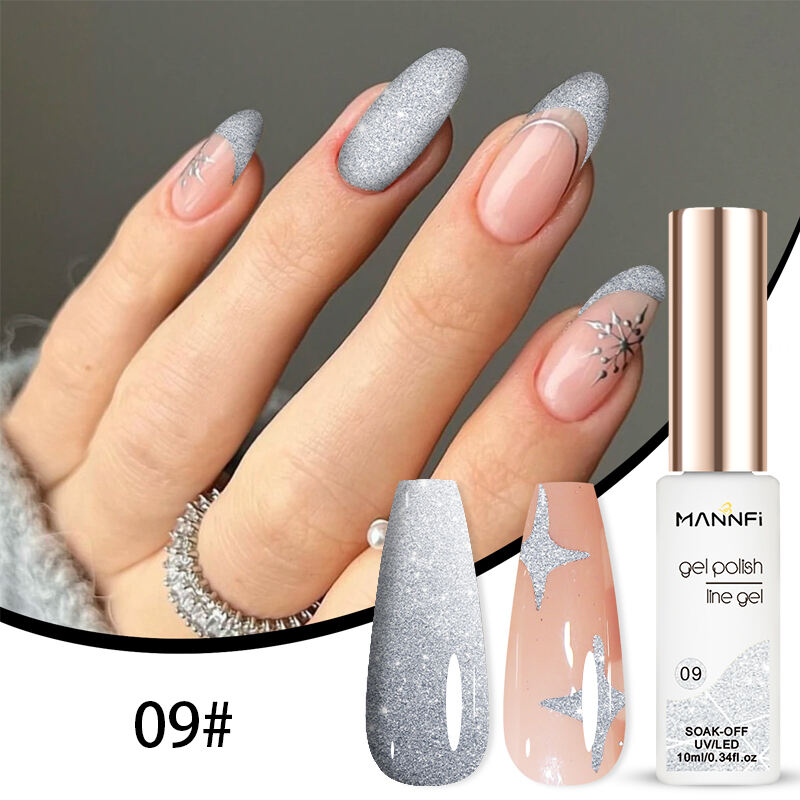 MANNFI DDP Service Factory Nail Painting Art Gel Polish Soak Off Uv Led 12 Colors Drawing Liner Gel Set Nail Product details