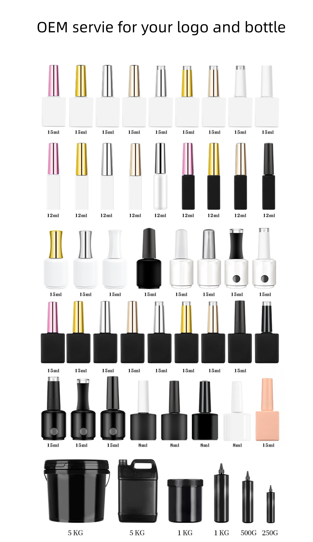 Factory Private Label Wholesale Base Coat 7 3ml  Function gel  DHL LED Lamp Sea Time TNT PCS EMS Ship manufacture