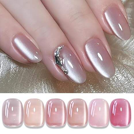 MANNFI Factory Wholesale High Quality UV Magnetic Cat Eye Gel Nail Polish Spar Crystal Cat Eye Gel Nail Art Product details