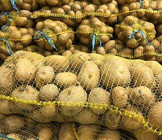 Bolsa Raschel para embalaje de patatas