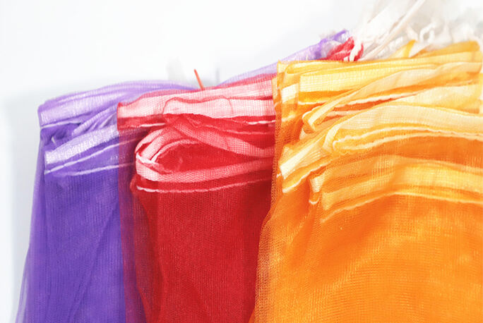 Manufacturer Tubular Mono Net Bags PE Leno Vegetable Mesh Bag Pe monofilament Mesh Bags