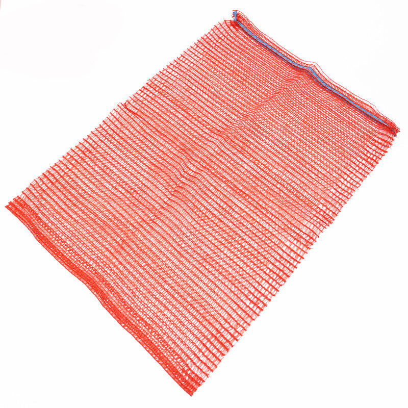 50*80 PE Raschel Leno Tubular Purple Onions Potato Mesh Net Bags