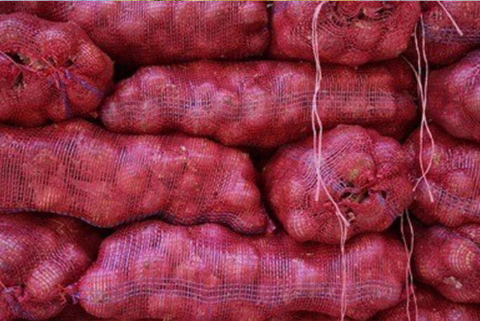 50x80 cm PP PE Fresh Fruit Onion Sacks Packing Leno Mesh Bag For Vegetables