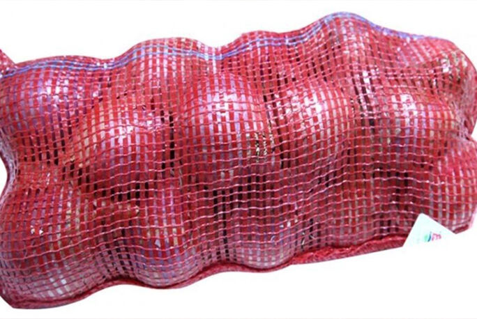 50x80 cm PP PE Fresh Fruit Onion Sacks Packing Leno Mesh Bag For Vegetables