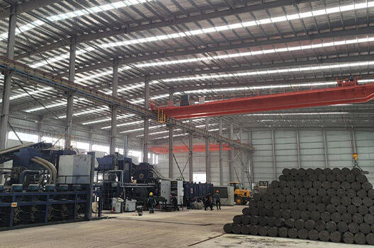 Copper briquetting line