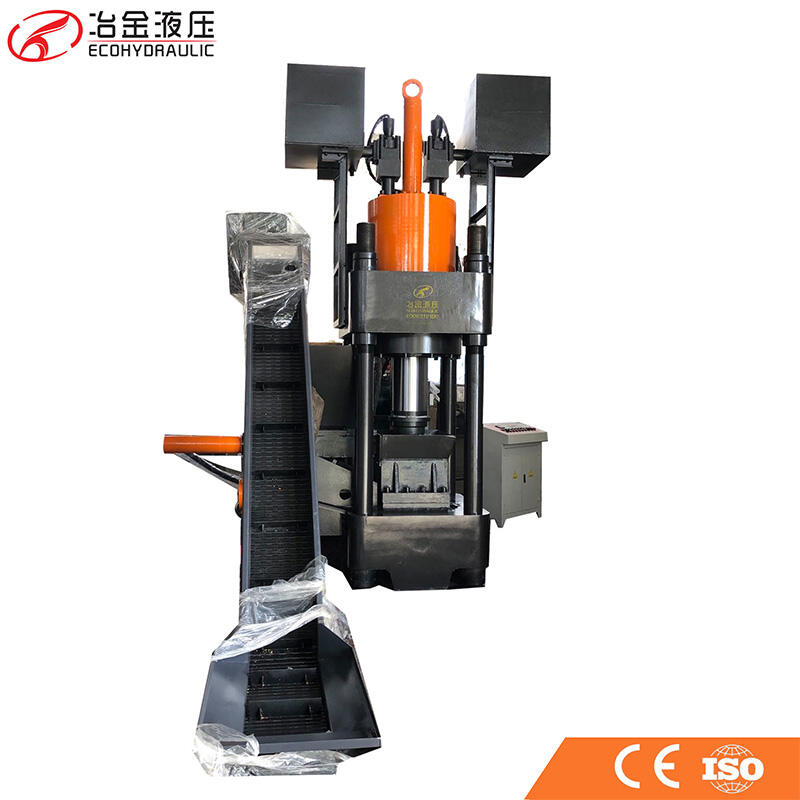 Y83-630 scrap red copper brass chips briquette press machine