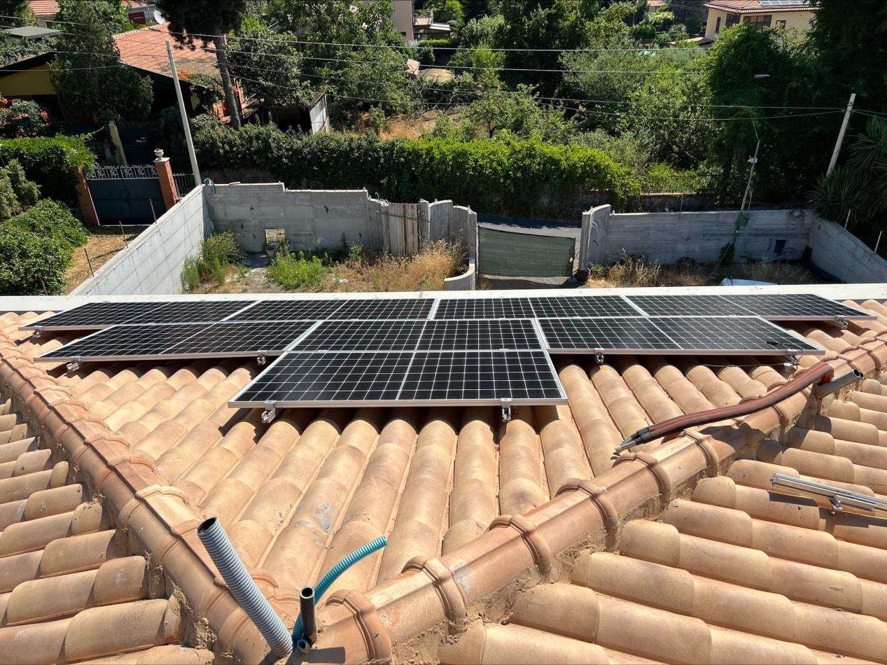 3.5KW On grid solar system in Italy