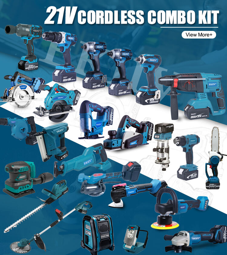 CK2110 EKIIV 18v 21V 4.0A 10 tools In 1 battery powered tool sets drill and impact combo factory