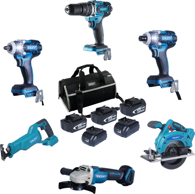 CK2110 EKIIV 18v 21V 4.0A 10 tools In 1 battery powered tool sets drill and impact combo manufacture