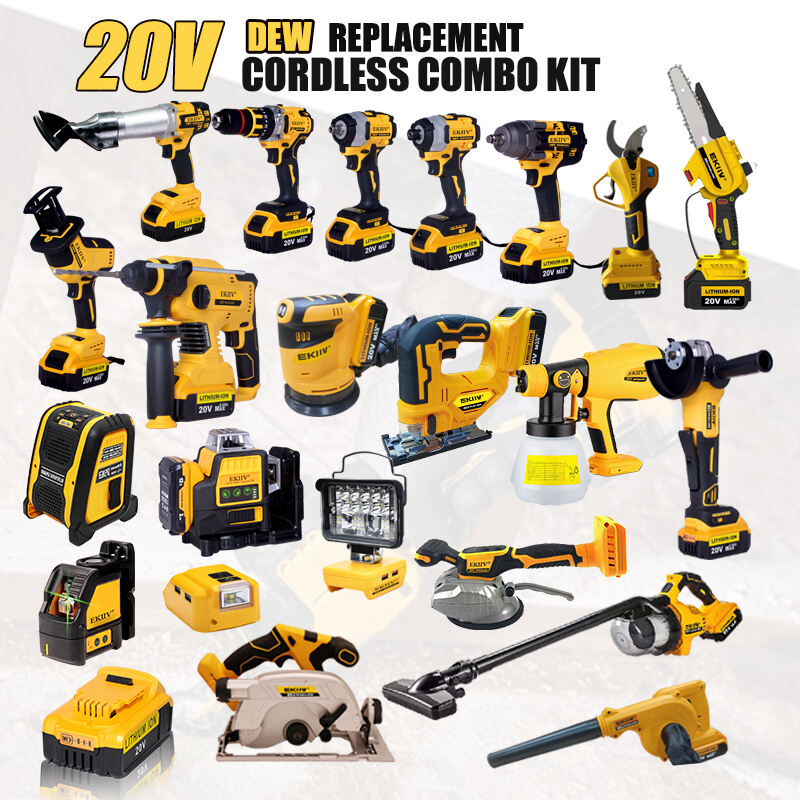 Exclusive products Professional grade with Same Battery Kit Combo ready stock cordless power tools 20v combo kit set details