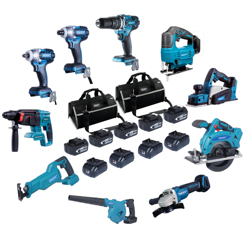 CK2110 EKIIV 18v 21V 4.0A 10 tools In 1 battery powered tool sets drill and impact combo supplier