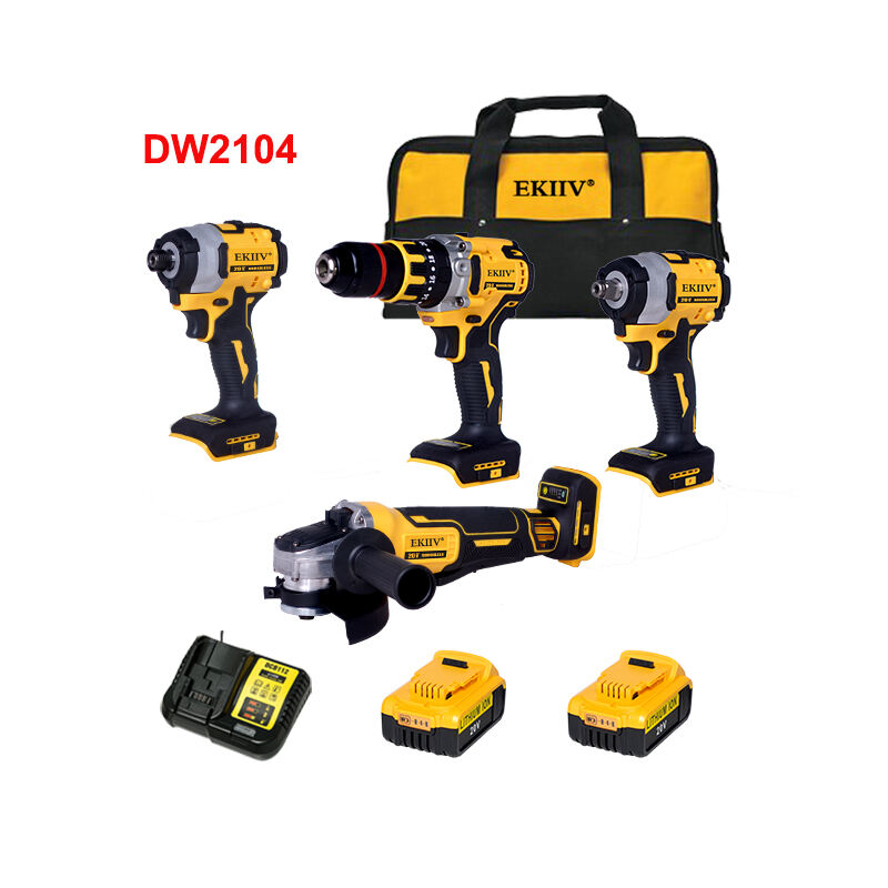 Exclusive products Professional grade with Same Battery Kit Combo ready stock cordless power tools 20v combo kit set supplier