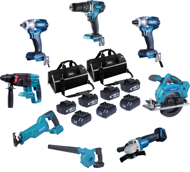 CK2110 EKIIV 18v 21V 4.0A 10 tools In 1 battery powered tool sets drill and impact combo factory