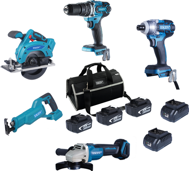 CK2110 EKIIV 18v 21V 4.0A 10 tools In 1 battery powered tool sets drill and impact combo supplier