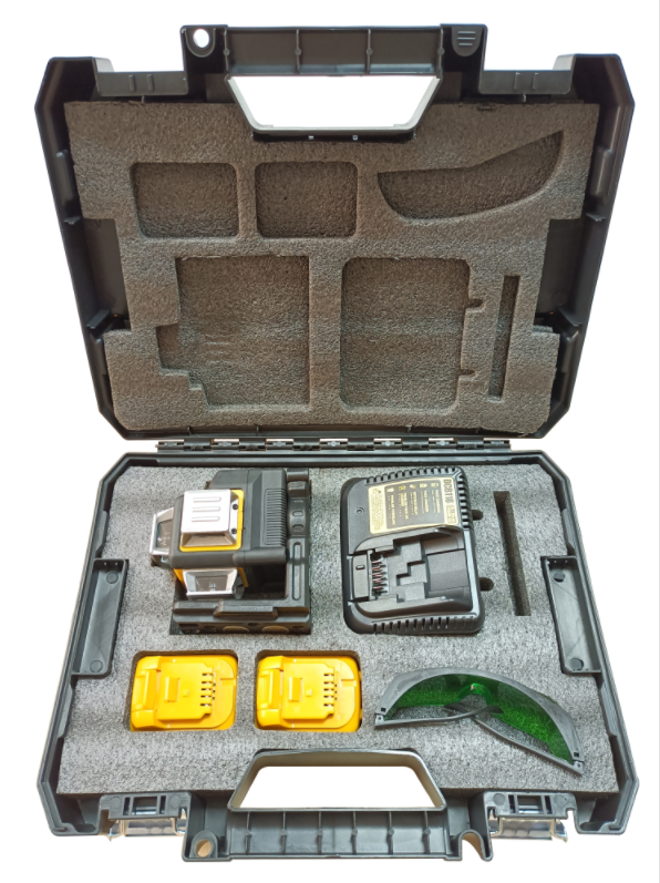 12 lines Green Self-Leveling 360 degree 12V 2.0A machine tool Horizontal Vertical laser level With Remote Control 4D laser level manufacture