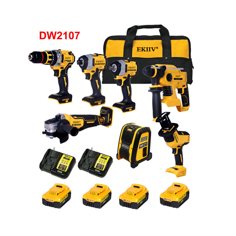 Exclusive products Professional grade with Same Battery Kit Combo ready stock cordless power tools 20v combo kit set details
