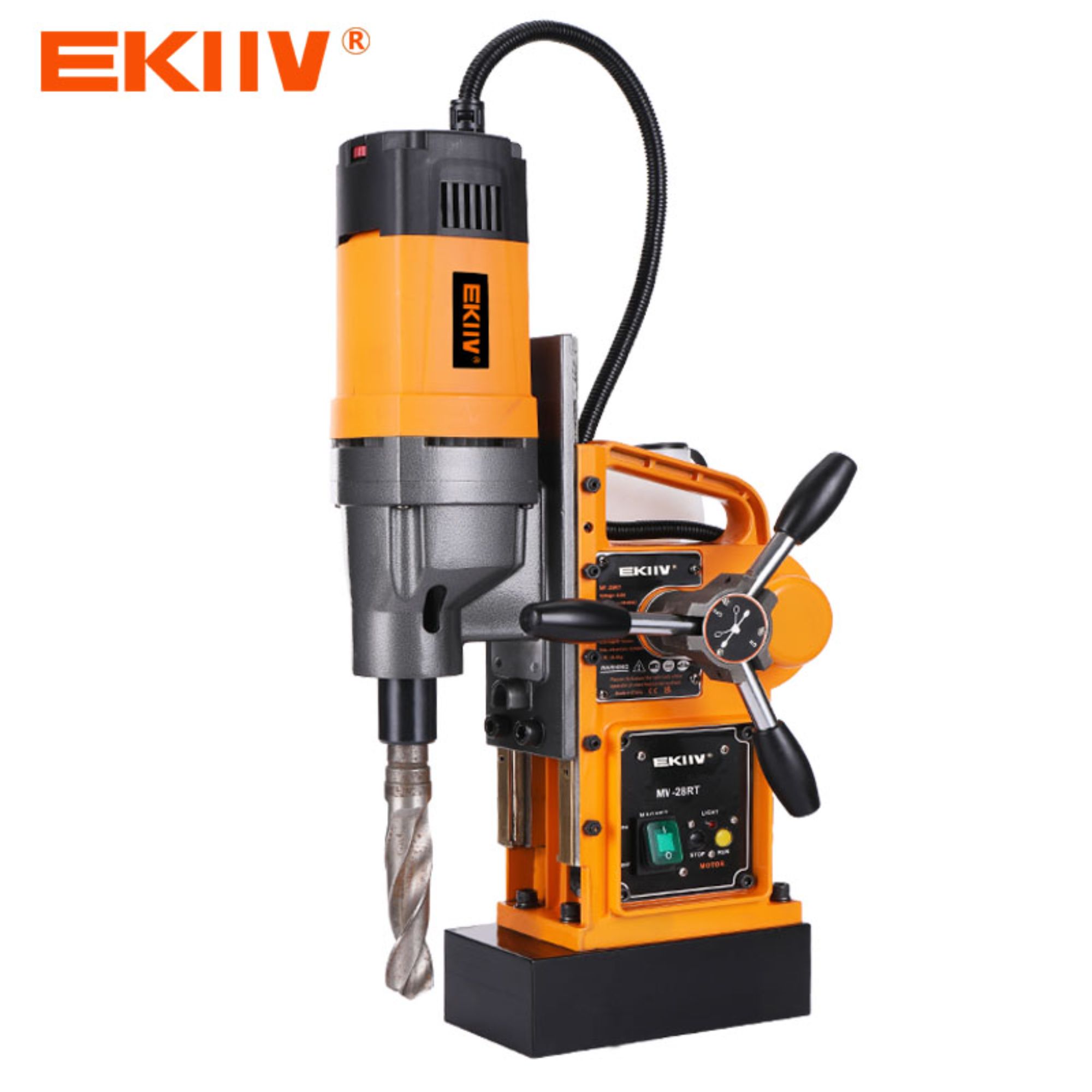 MW-28RT EKIIV 110V 230V 28mm 60mm 19.05 Elektrowerkzeuge mit variabler Geschwindigkeit 60mm Ringbohrer vollautomatische magnetische Kernbohrmaschine kompakte Magnetbohrmaschine
