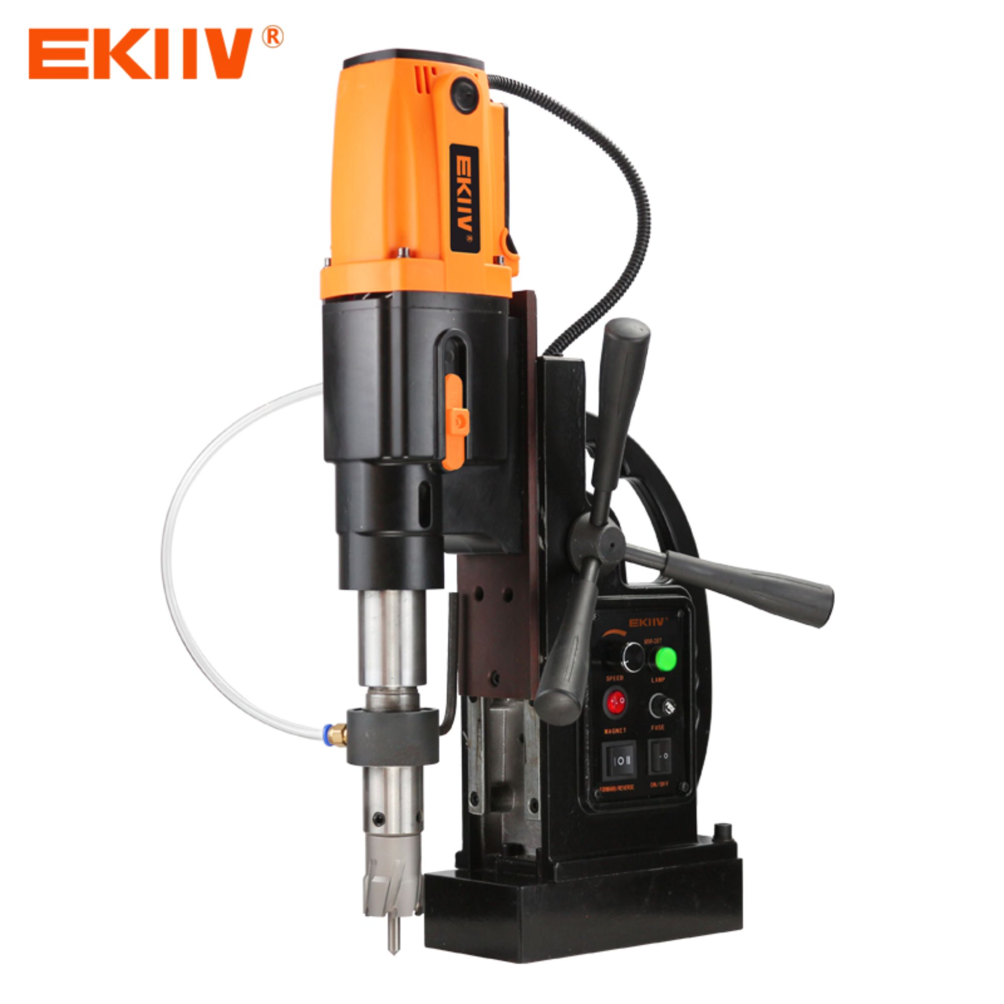 MW-38B 220V 110V schweres multifunktionales Magnetbohrgerät, Magnetlocherzeuger, Magnetkernbohrgerät mit Basis