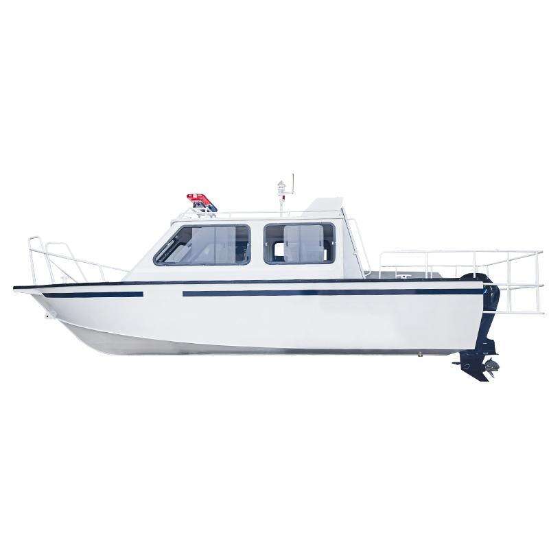 Aluminiowa łódź robocza w kształcie litery V o głębokości 7.5 m, łódź pasażerska