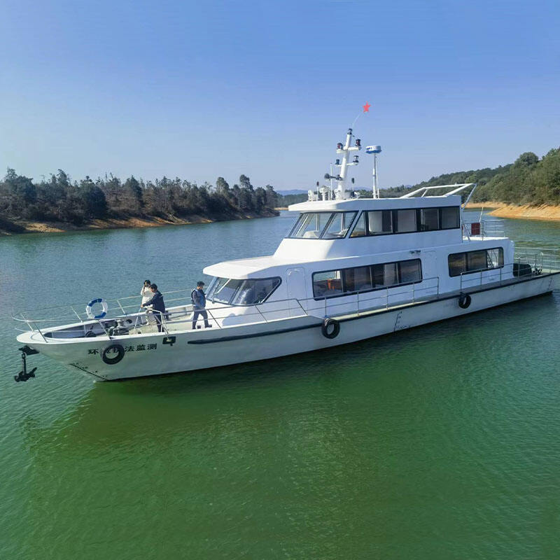 25 méteres acél csónak Környezetfigyelő és rendészeti hajó